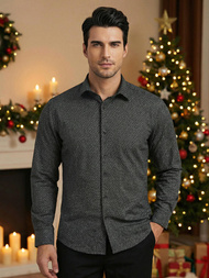 Cорочка чоловіча чорна OZONEE V/V184Z