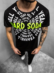 Футболка чоловіча Чорна OZONEE JS/KS1948Z