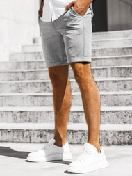 Spodenki męskie chinos szare OZONEE DJ/1008