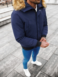 Куртка чоловіча Темно-Синя OZONEE JS/M2019/215