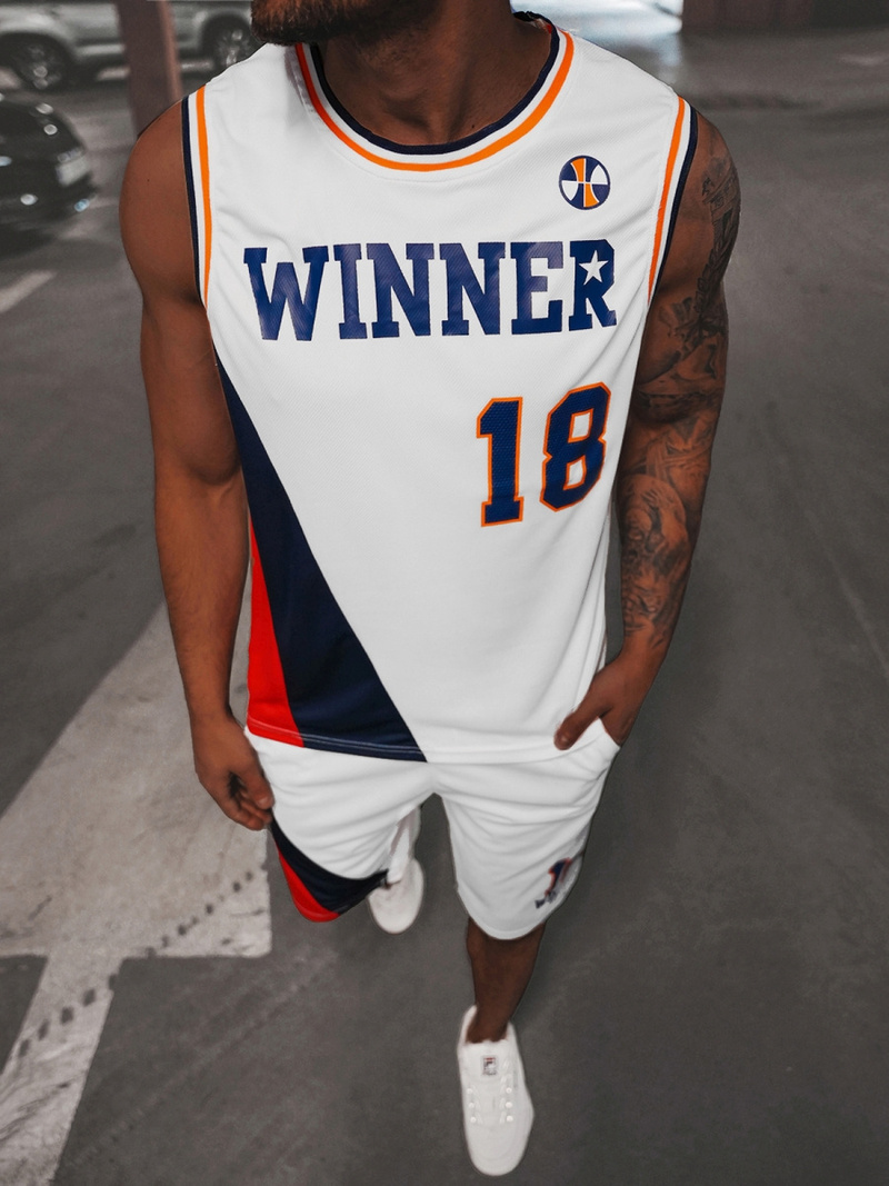 Спортивний костюм чоловічій Бiлий OZONEE JS/68C10167Z