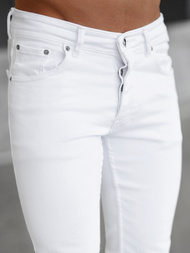 Spodnie jeansowe męskie białe OZONEE E/5348/01Z