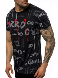 Футболка чоловіча Чорна OZONEE JS/SS10926