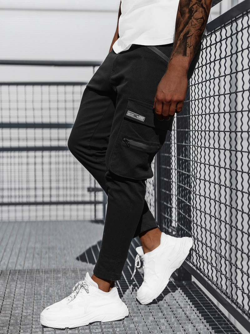 Штани чоловічі Чорнi OZONEE B/20005SPZ