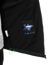 Куртка чоловіча Чорно-Зелена OZONEE GE/12263Z