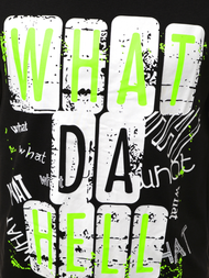 T-Shirt męski czarny OZONEE JS/KS1996