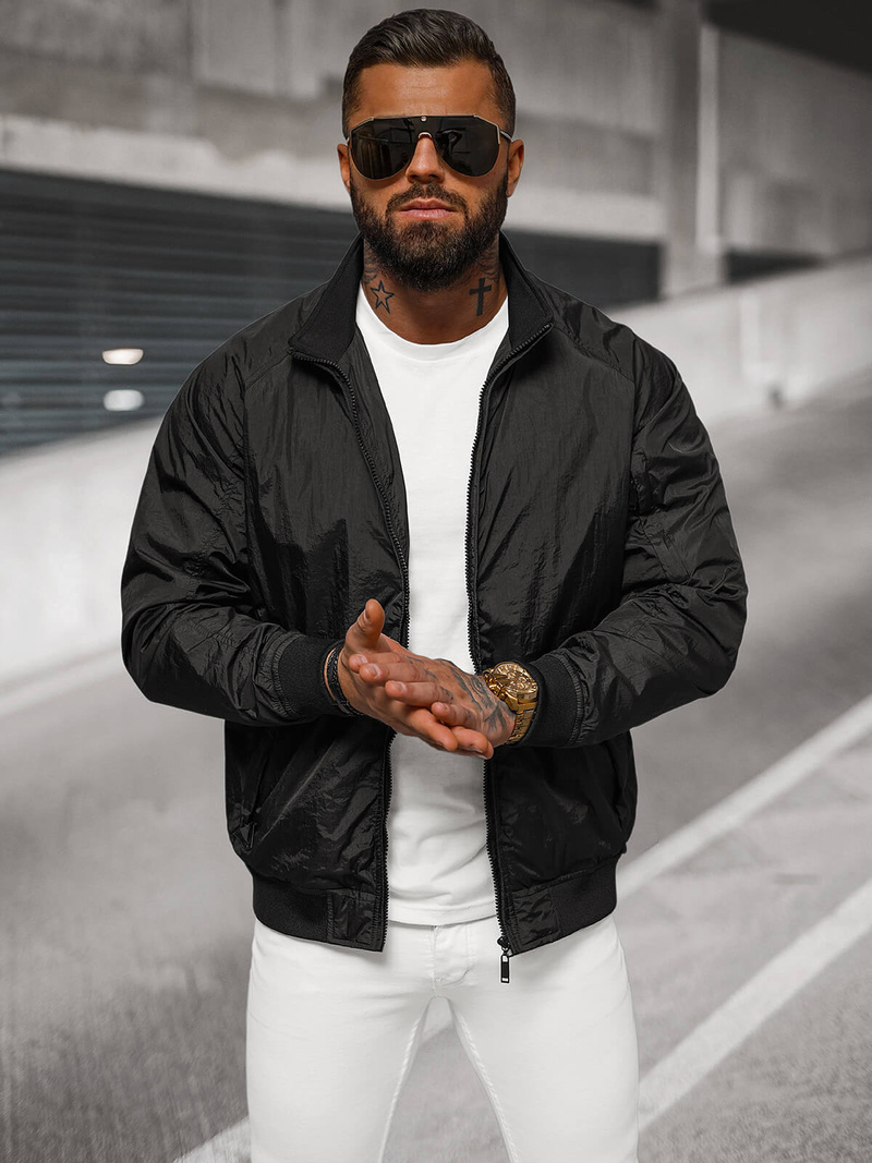 Куртка чоловіча чорна OZONEE JS/5M3212/392