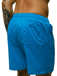 Spodenki kąpielowe męskie błękitne OZONEE O/YW07008/36