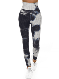 Legginsy damskie granatowo-szare OZONEE JS/YW88029