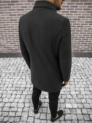 Płaszcz męski czarny OZONEE O/5628