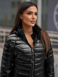 Куртка жіноча чорна OZONEE JS/16M9106/392