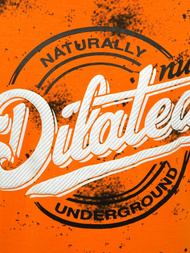 T-Shirt męski bez rękawów pomarańczowy OZONEE JS/KS2086