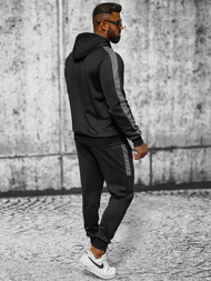 Чоловічий спортивний комплект чорний OZONEE JS/8C8115/3