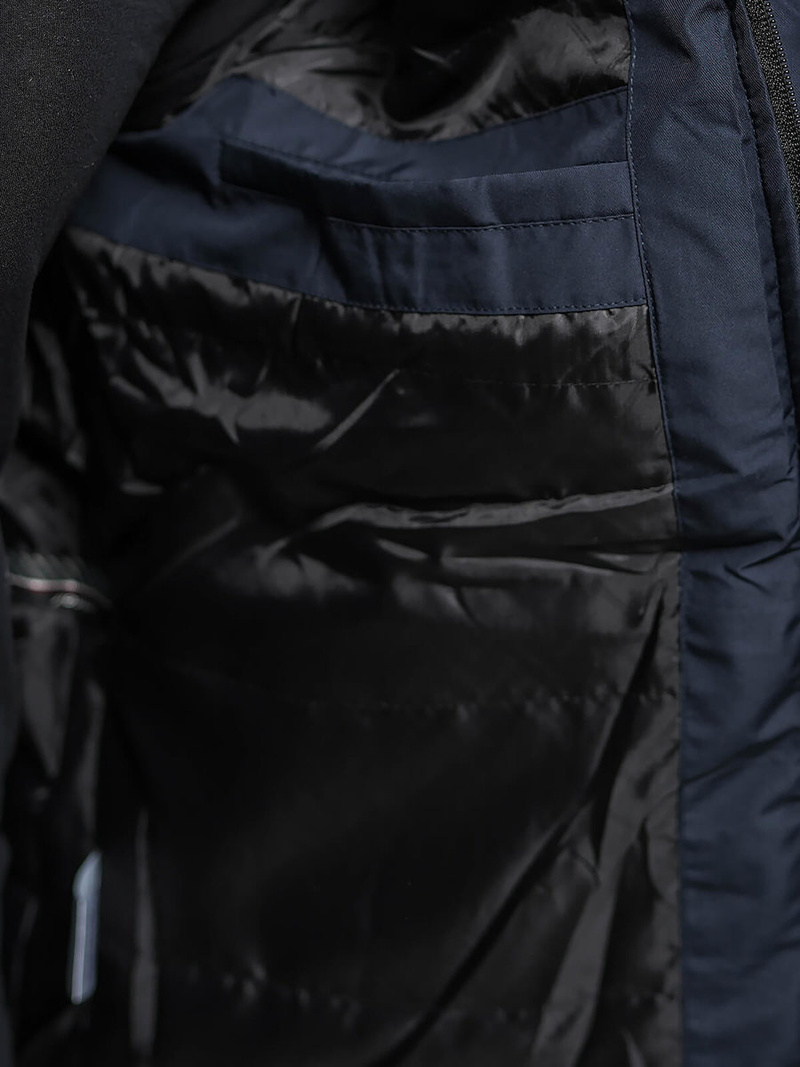 Kurtka przejściowa męska szaro-granatowa OZONEE JS/M35/92