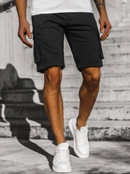 Шорти джинові чоловічі Чорнi OZONEE JS/HH5011