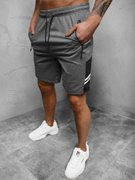 Spodenki dresowe męskie grafitowe OZONEE JS/68022