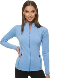 Bluza damska rozpinana jasno-niebieska OZONEE JS/HD152/41