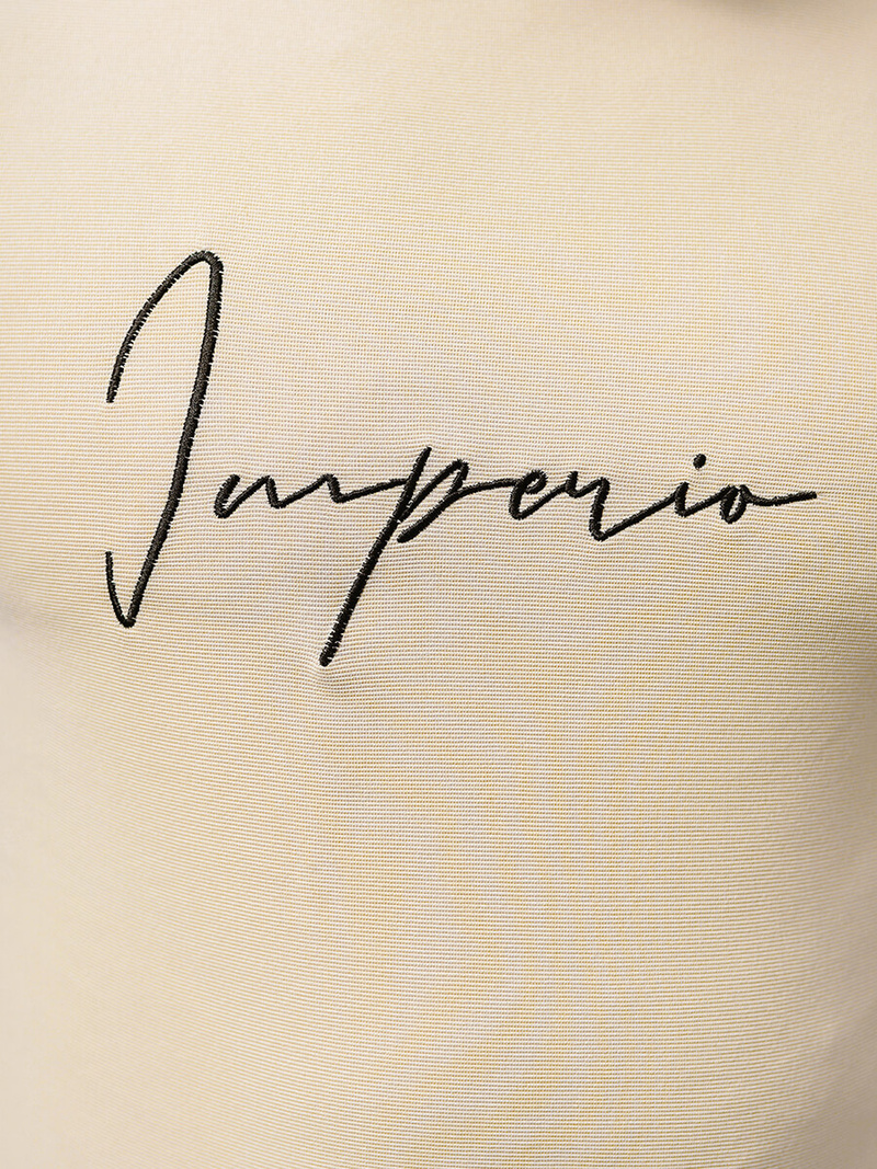 T-Shirt męski beżowy OZONEE O/P1180