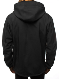 Kurtka męska softshell czarno-żółta OZONEE GE/12266