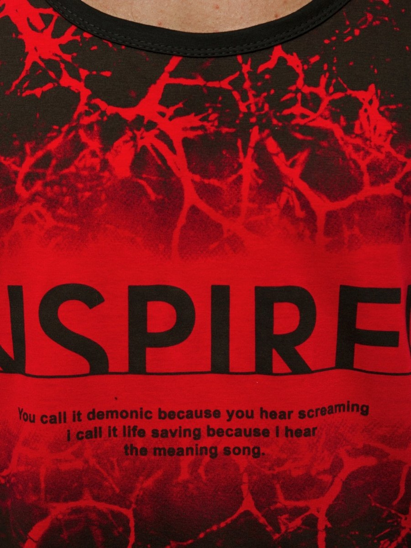 Футболка чоловіча Червона OZONEE JS/SS11050