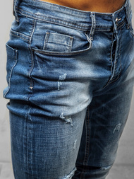 Spodnie jeansowe męskie niebieskie OZONEE NB/MP0002BC