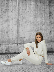 Komplet dresowy dwuczęściowy ecru OZONEE O/12108