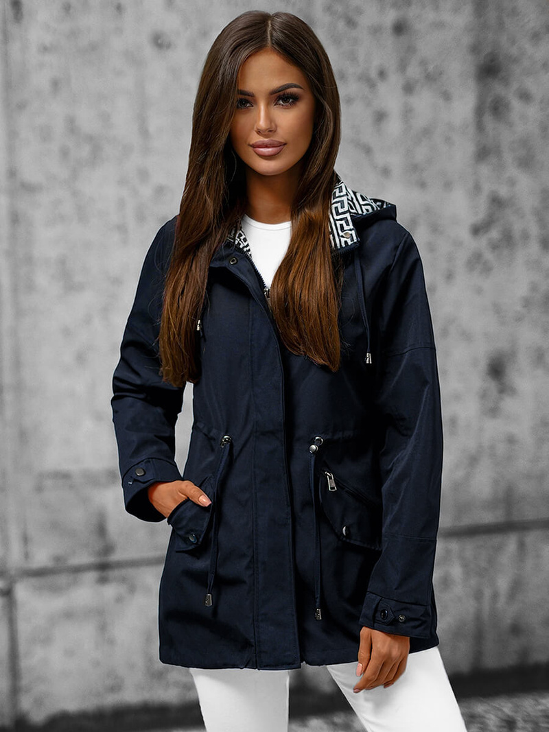 Куртка жіноча tемно-cиня OZONEE JS/16M9068/215