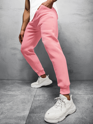 Spodnie dresowe męskie jasno-różowe OZONEE O/12110