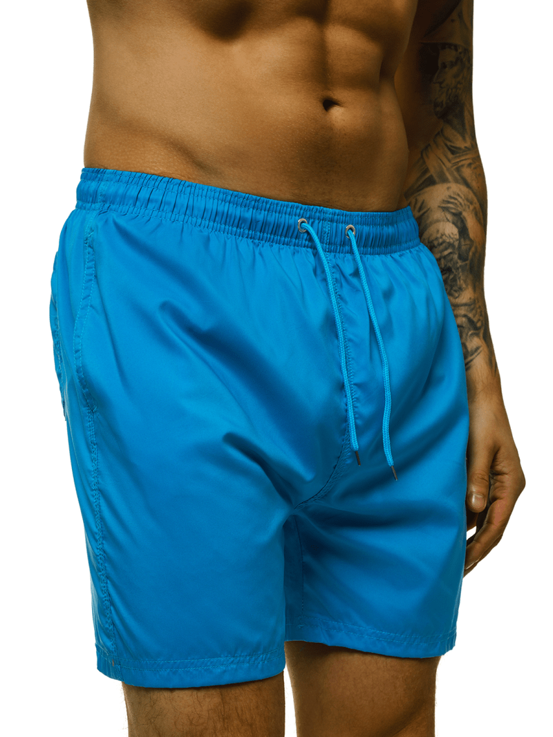 Spodenki kąpielowe męskie błękitne OZONEE O/YW07008/36