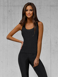 Жіночий спортивний костюм з двох частин Чорний OZONEE JS/YW88037/1Z