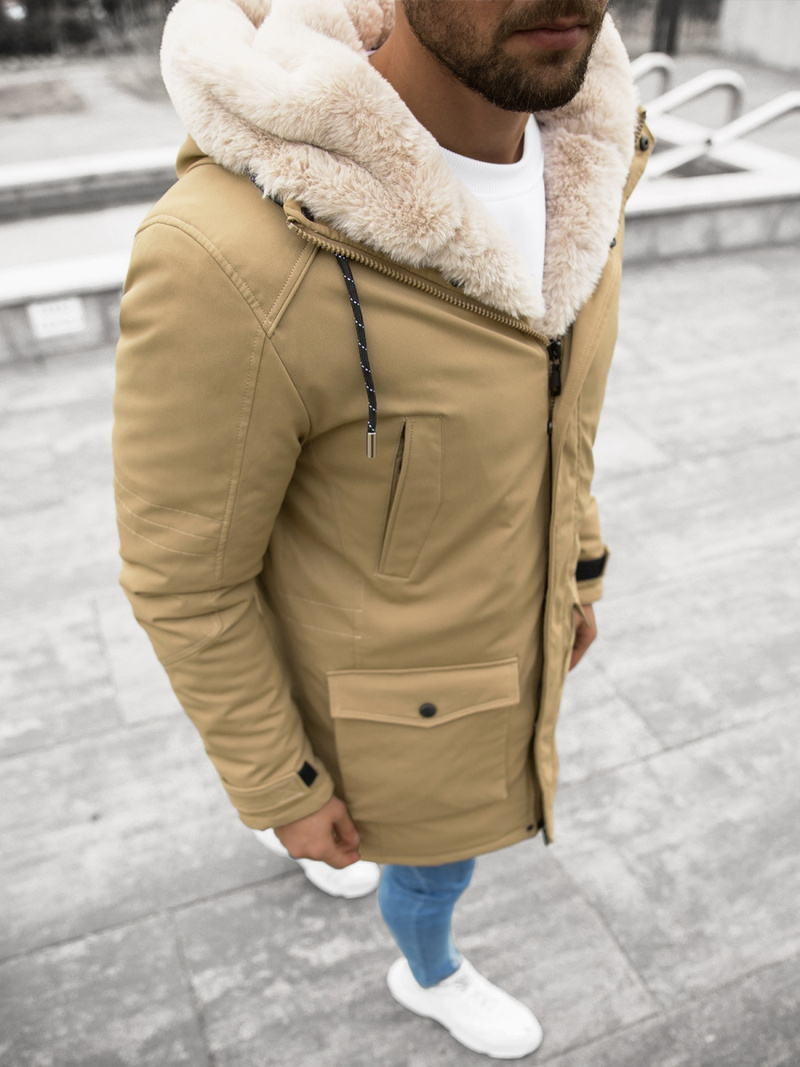 Куртка зимова чоловіча Яскраво-Гiрчичний OZONEE JS/22M120/2