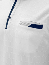 Футболка Поло Чоловіча Бiла OZONEE O/QQ923