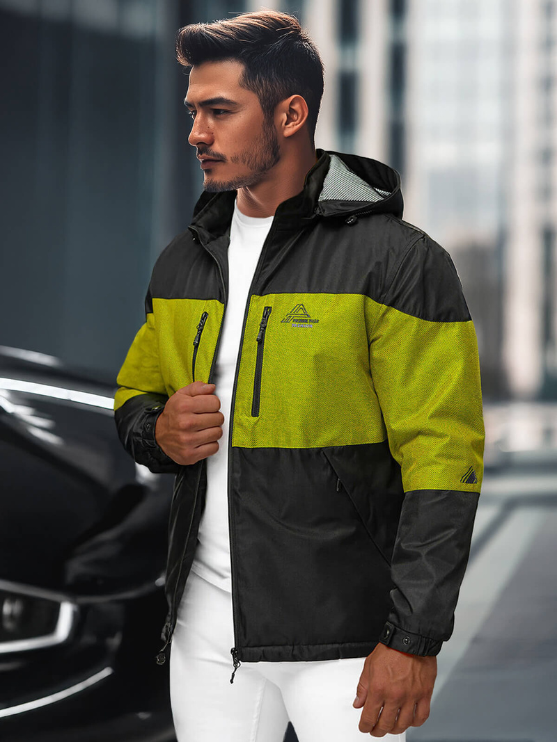 Куртка чоловіча чорна OZONEE JS/22M310/392Z