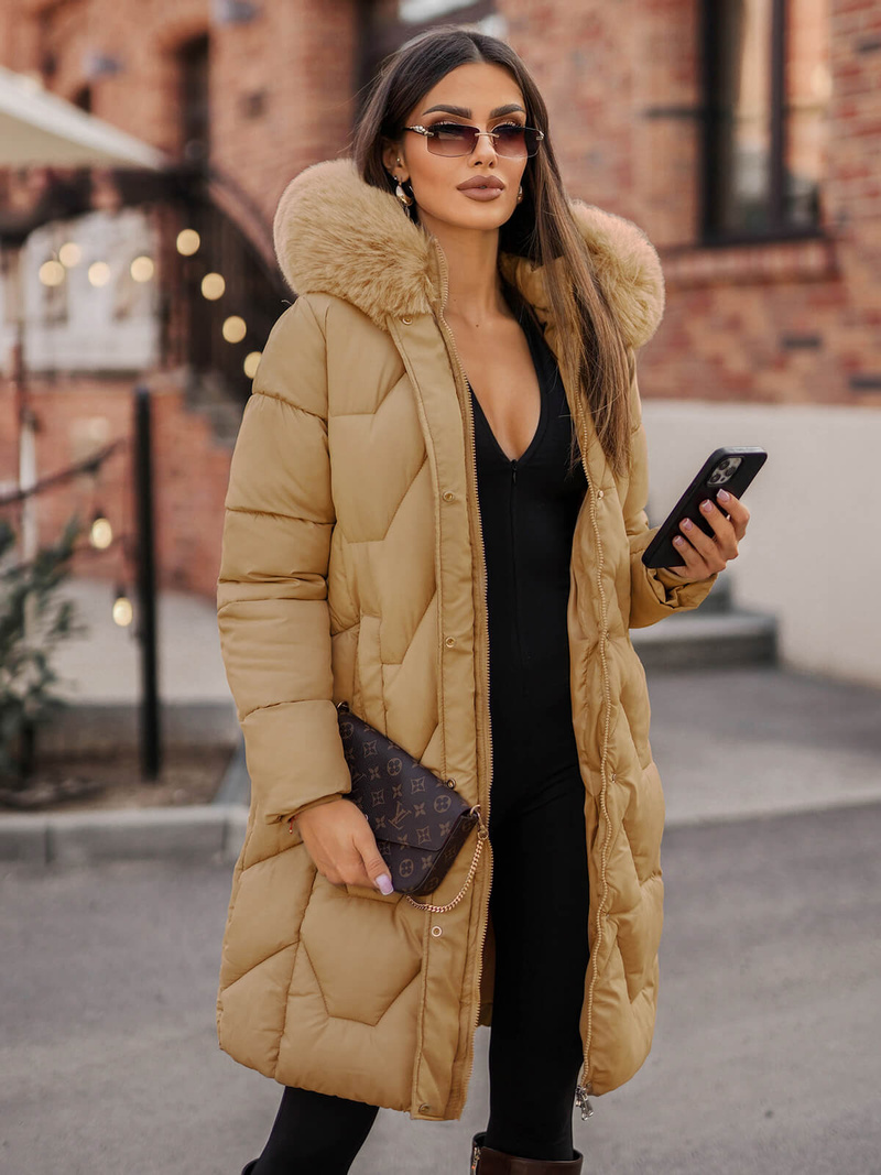 Куртка жіноча Бежева OZONEE JS/16M9202/62