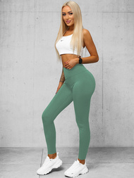 Legginsy damskie miętowe OZONEE O/K9-J