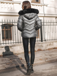 Куртка жіноча срібляста OZONEE JS/M23068/3Z