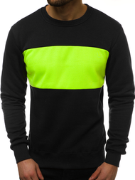 Bluza męska czarno-zielona OZONEE JS/2010