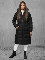 Куртка жіноча чорна OZONEE JS/M736/392