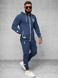 Komplet dresowy męski indygo OZONEE O/FF5032AB