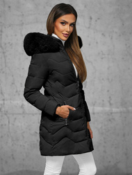 Куртка жіноча чорна OZONEE JS/16M9121/392