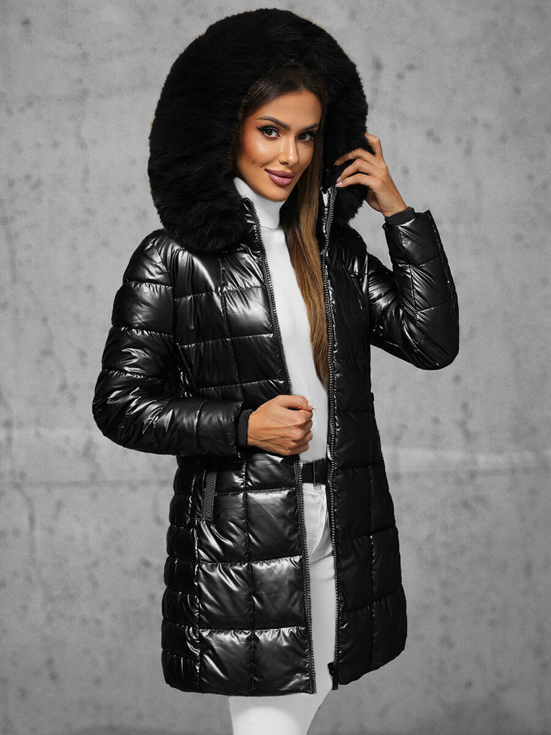 Куртка жіноча Чорна OZONEE JS/16M9120/392