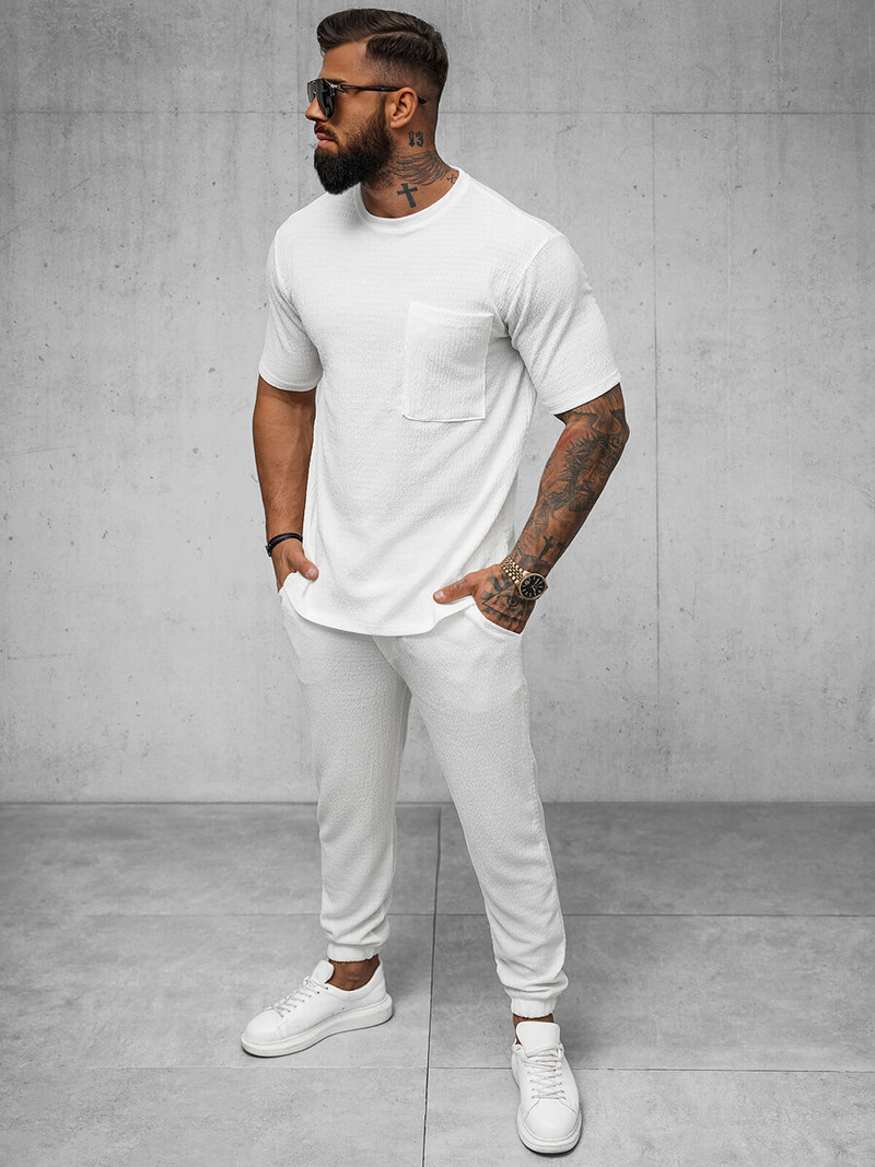 Футболка чоловіча Бiлий OZONEE O/Y960T