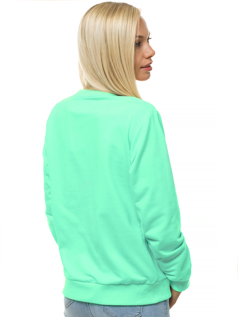 Bluza damska miętowa OZONEE JS/WB11002/39