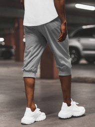 Spodenki dresowe męskie szare OZONEE JS/XW07/2Z