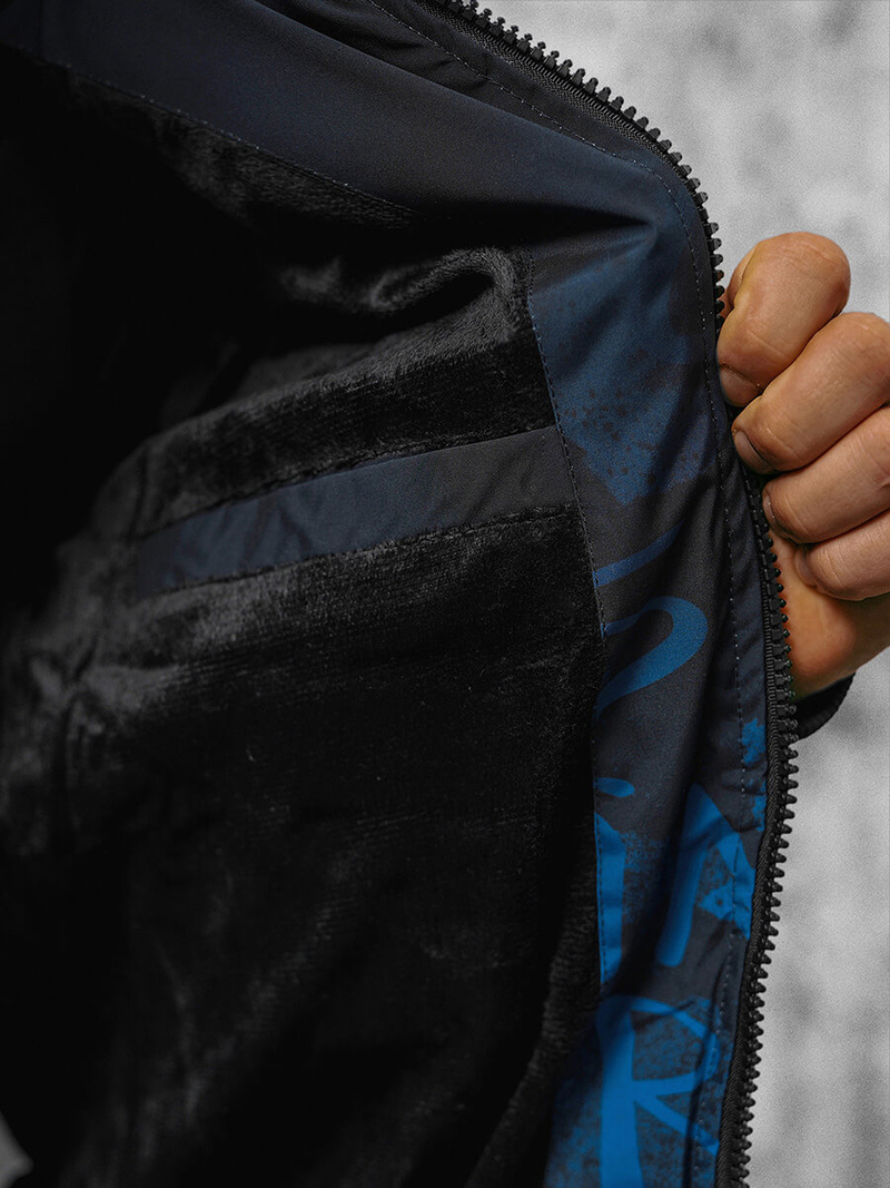 Куртка чоловіча Темно-Синя OZONEE JS/27M8102