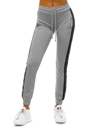 Spodnie dresowe damskie szare OZONEE O/82318