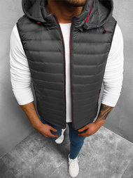 Безрукавка чоловіча Графiтова OZONEE N/7108/7