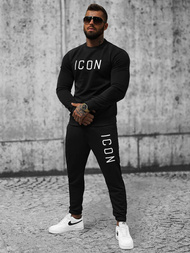 Спортивний костюм чоловічій Чорний OZONEE 20