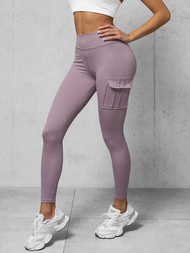 Legginsy damskie różowe OZONEE O/A10319