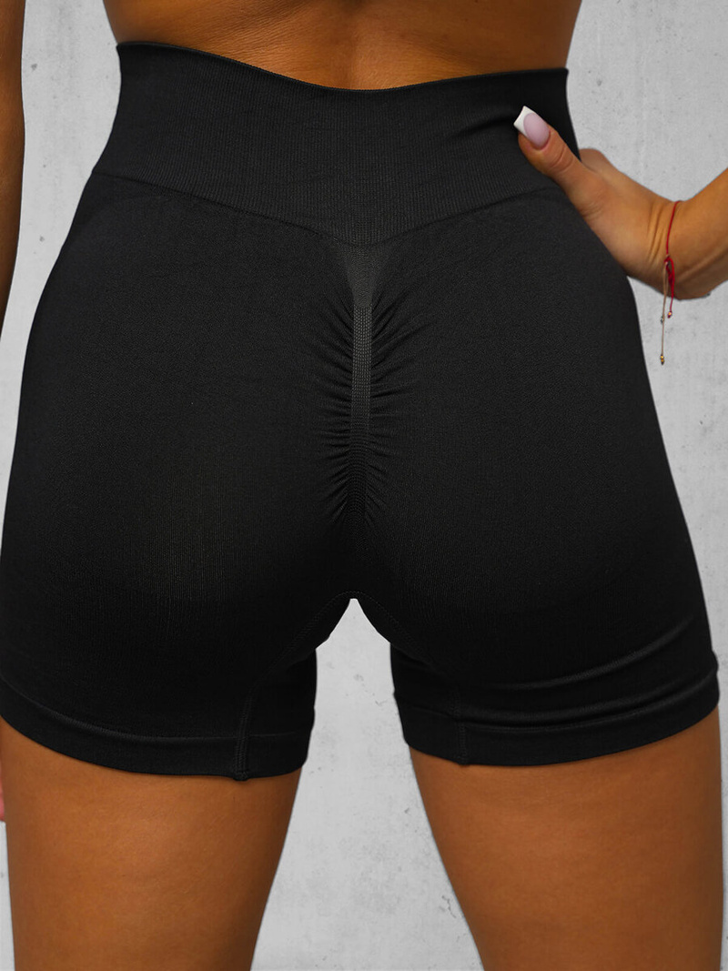 Legginsy krótkie damskie kolarki czarne OZONEE O/ZL-051